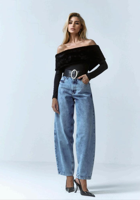CALÇA CLOSET BARCELONA BARREL JEANS
