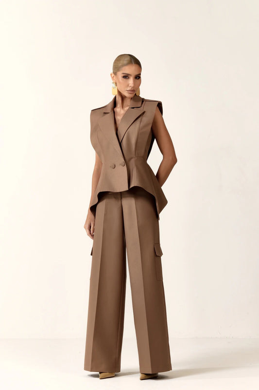 CONJUNTO CLOSET DELUXE ALF. ESTRUT. C COLETE PEPLUM
