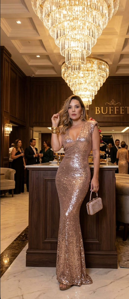 VESTIDO CLOUDE LEONA NUDE