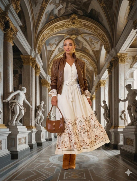 VESTIDO LUZIA FAZZOLLI VISCOSE BORDADO OFF