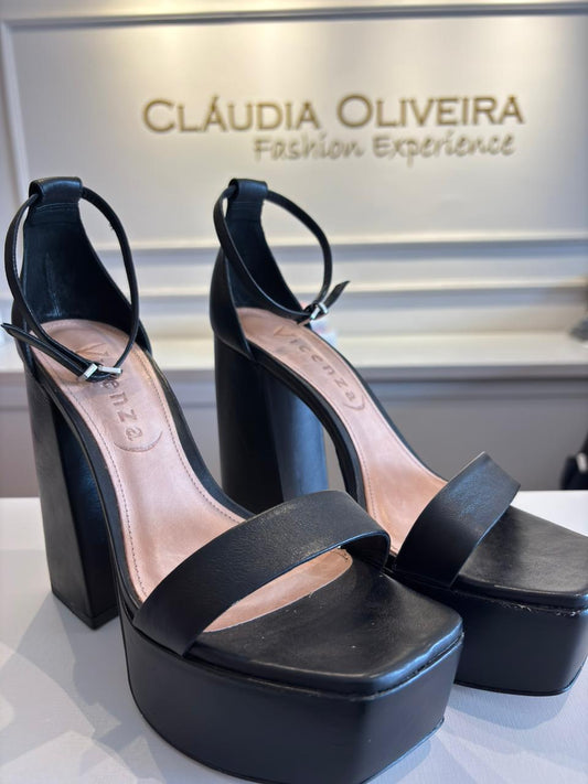 Sandalia Vicenza Tira Veneto Preto