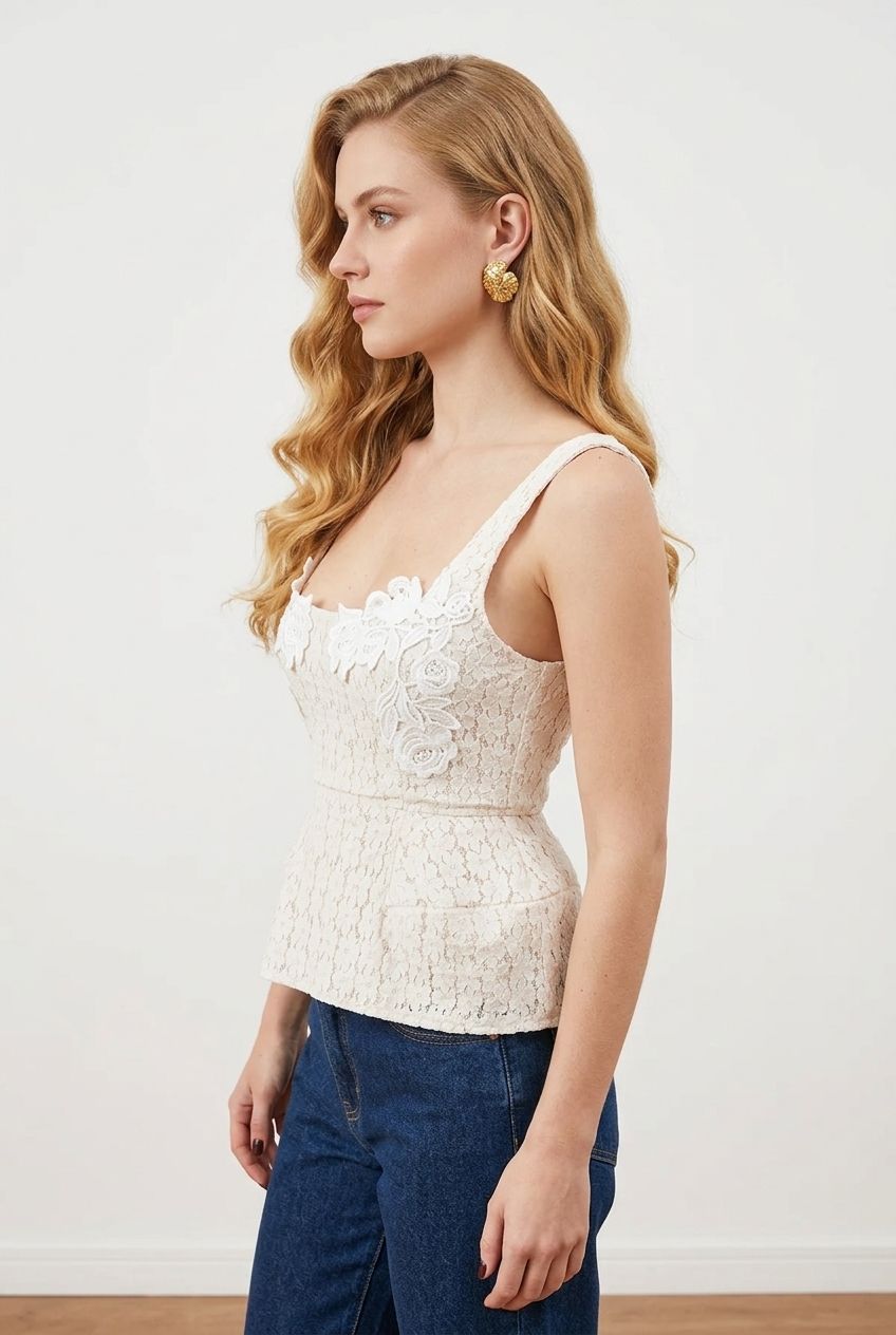 BLUSA CLOUDE PEPLUM LILIANE OFF