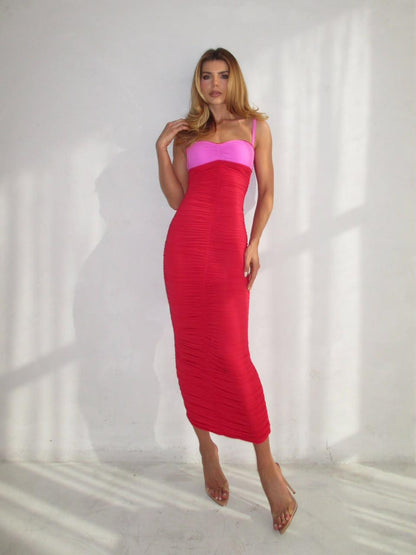 VESTIDO CLOUDE RUTH VERMELHO