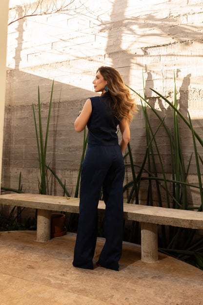 CONJUNTO FINNA MARIA AZUL MARINHO