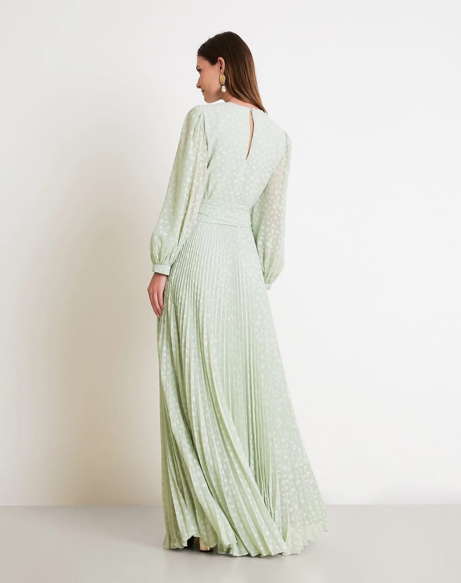 VESTIDO AMISSIMA LONGO MENY VERDE