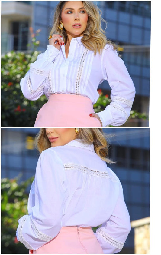 CAMISA ANAMÊS MIA BRANCO