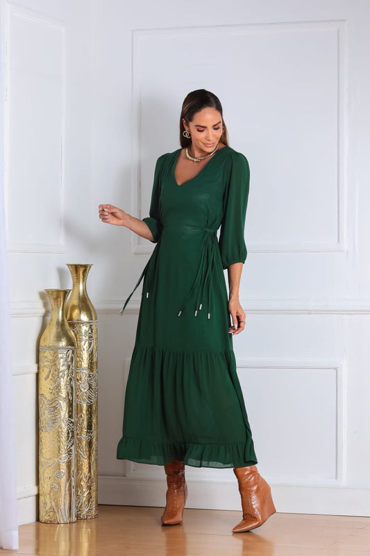 Vestido Anamês Tafnes Verde