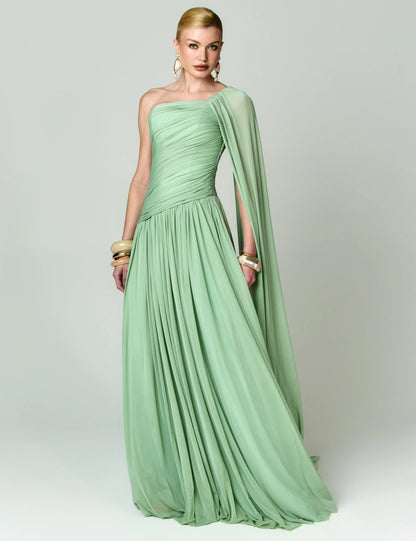 VESTIDO MJTBRAND ALABAMA FLUID GREEN