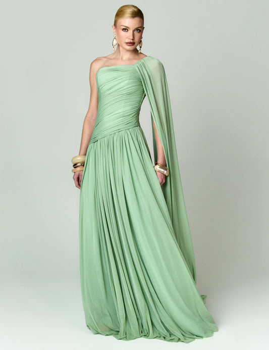 VESTIDO MJTBRAND ALABAMA FLUID GREEN