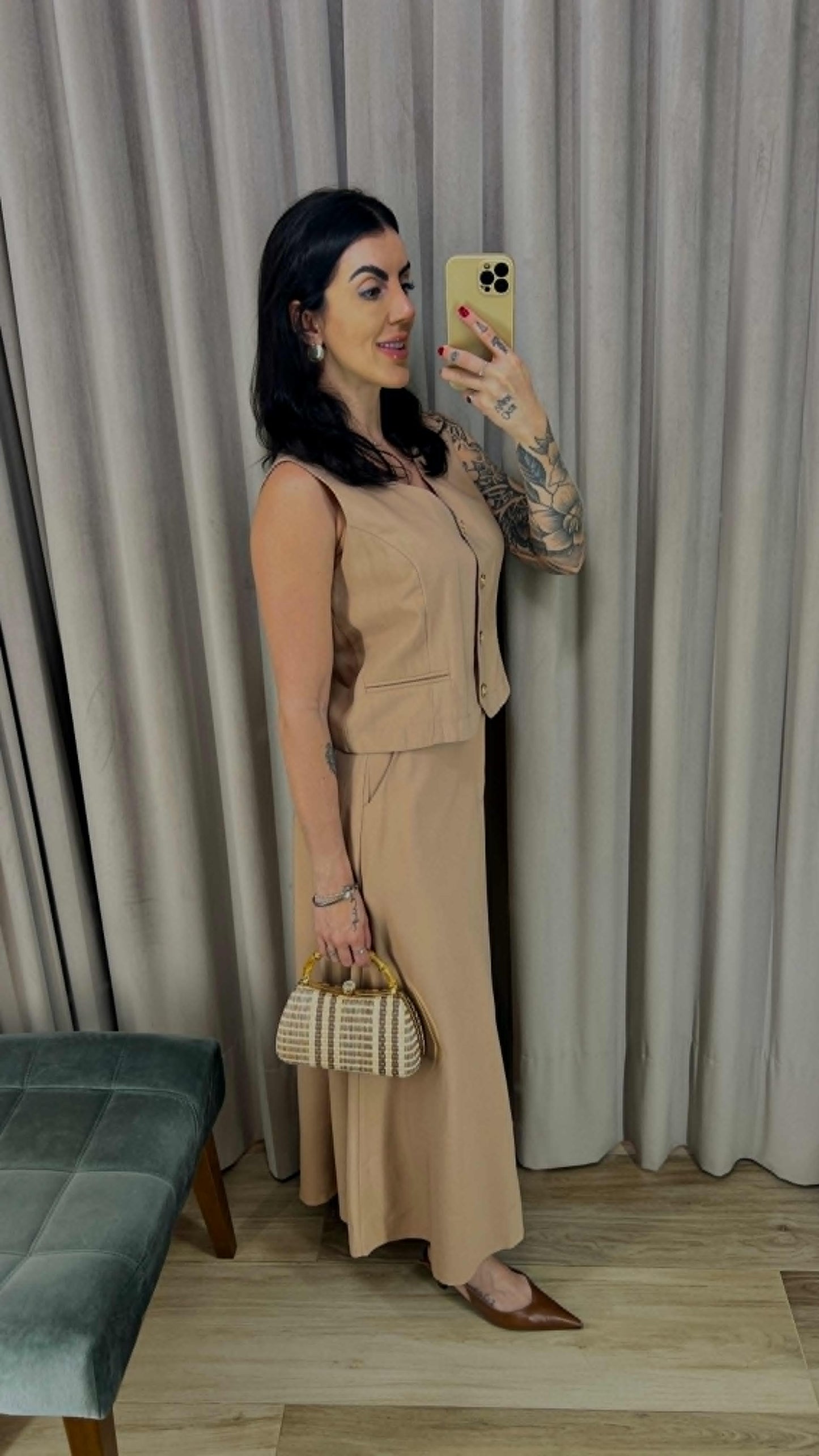 Conjunto Les Lia Bege