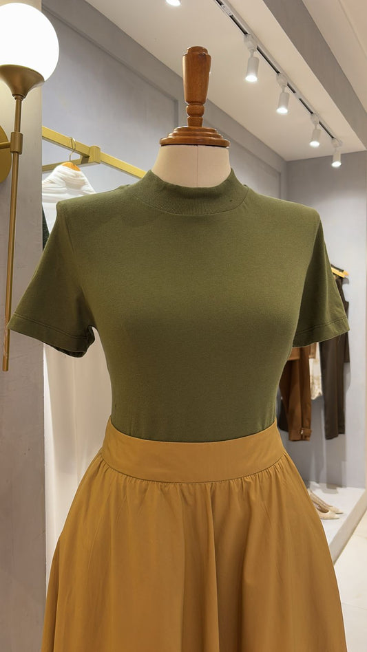 Blusa Elanova Eda Verde Militar