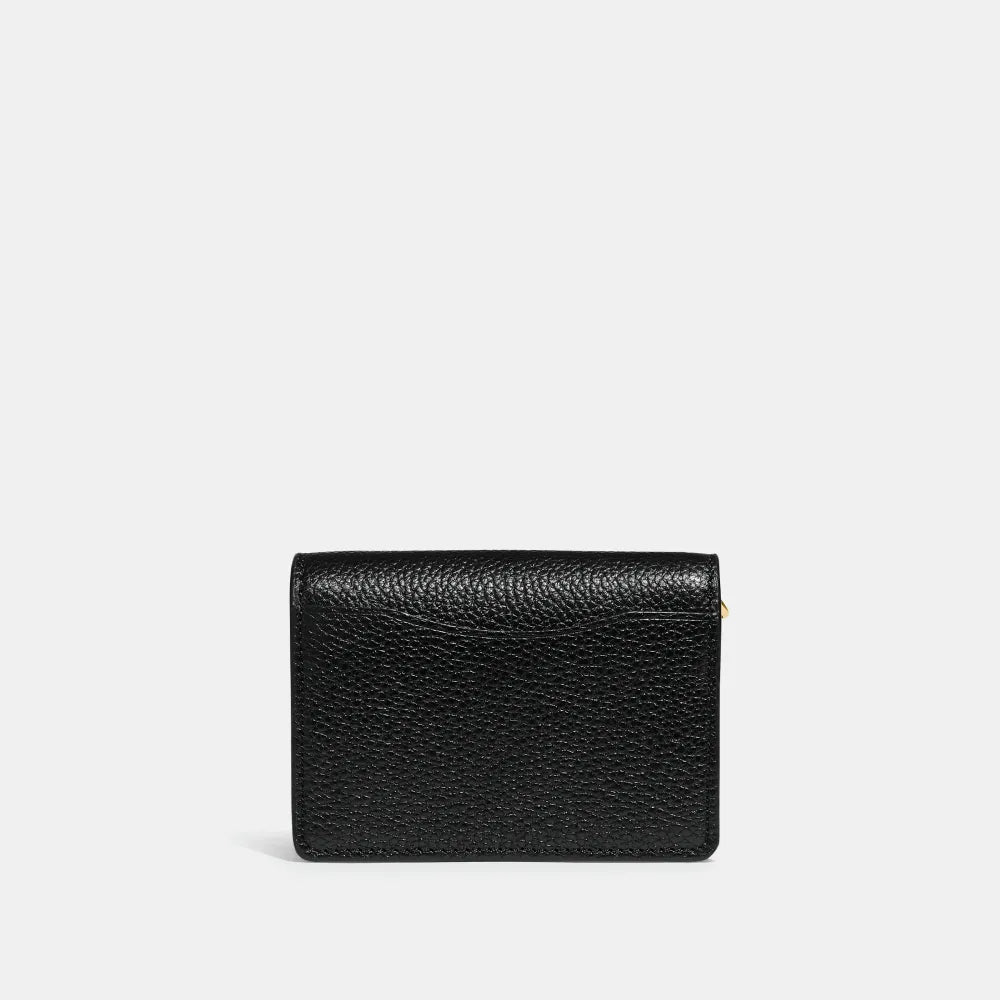 Porta Cartões Coach Bk Essential Half Flap