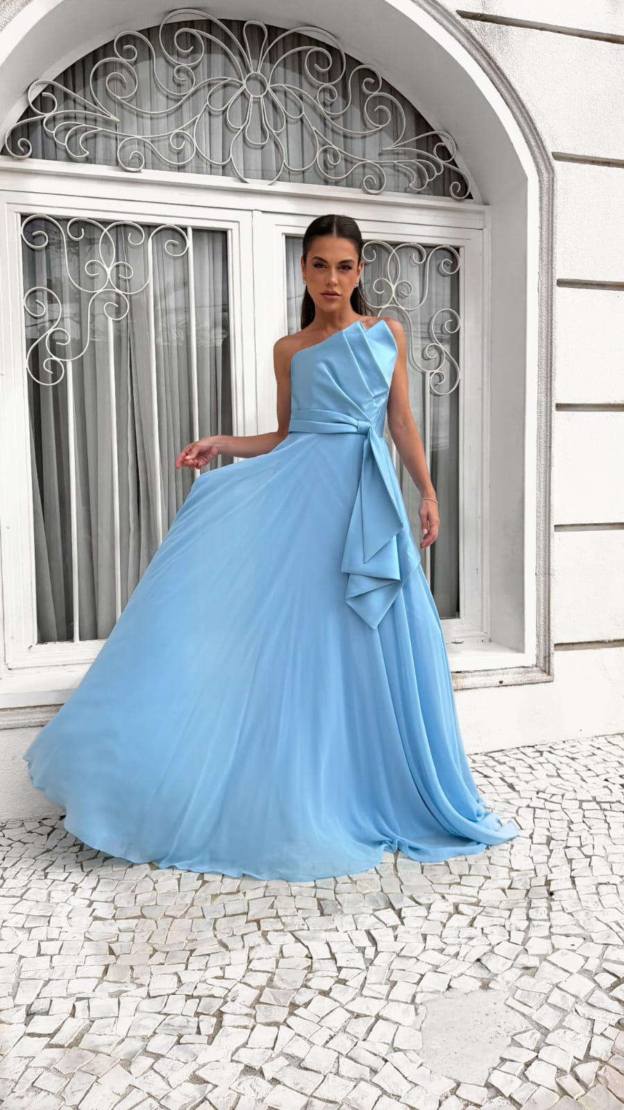 VESTIDO SRBRAND HELENA AZUL
