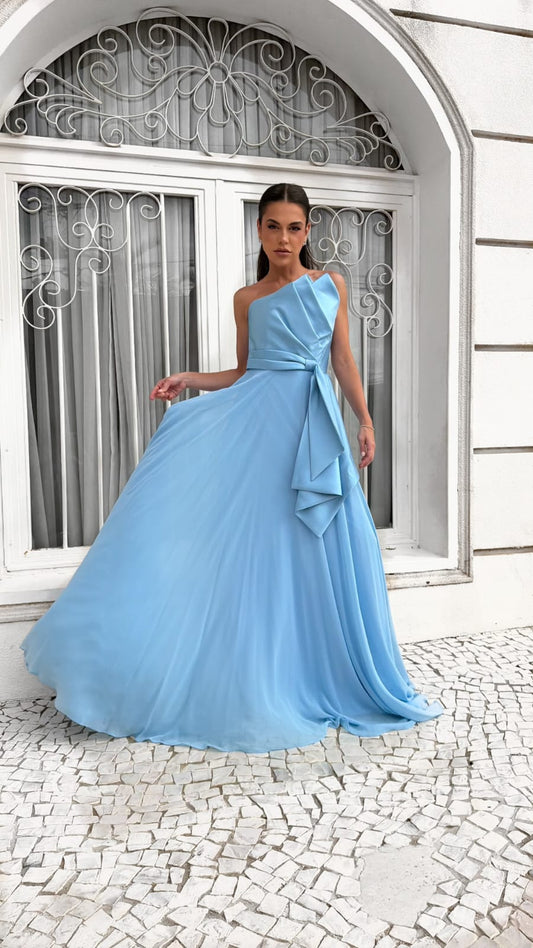 VESTIDO SRBRAND HELENA AZUL