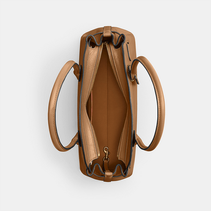 Bolsa Coach Empire Carryall 34  Caramelo