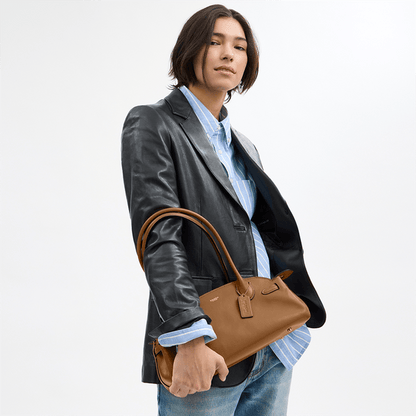 Bolsa Coach Empire Carryall 34  Caramelo