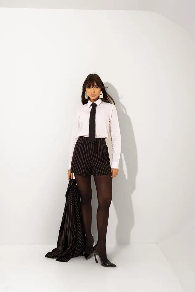 CAMISA LILY BELLE ANA PAULA BRANCO + GRAVATA