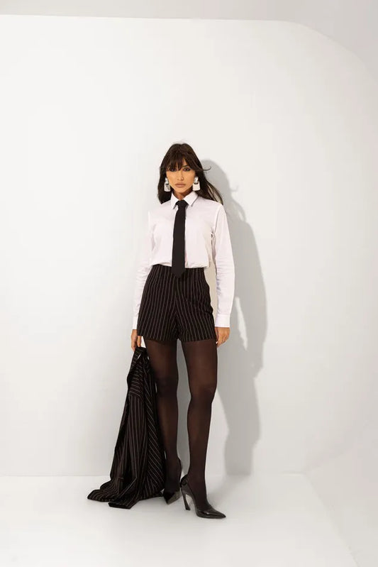 CAMISA LILY BELLE ANA PAULA BRANCO + GRAVATA