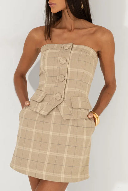 CONJUNTO LILY BELLE ANGELICA XADREZ