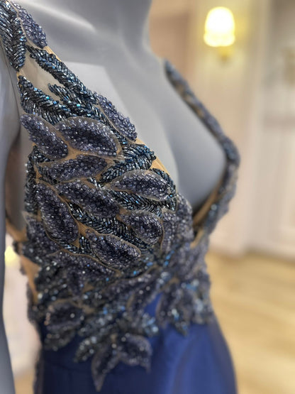 Vestido M.Rodarte Lia Azul Carbono
