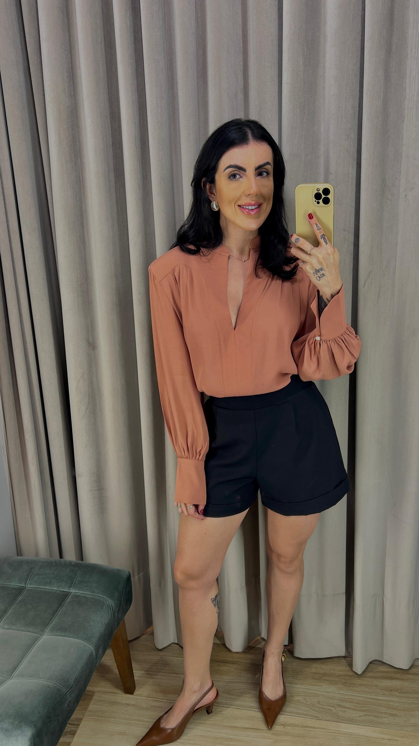 Camisa Cloude Bia Terra