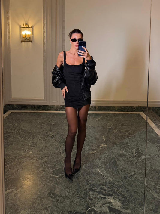 VESTIDO CLOUDE ISIS PRETO