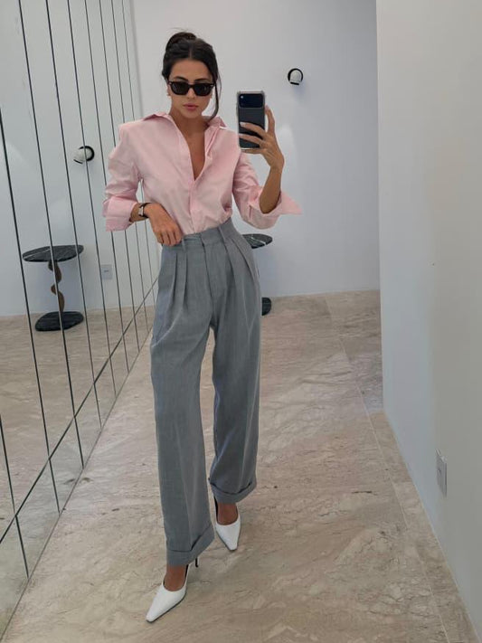 CALÇA CLOUDE ESTER CINZA