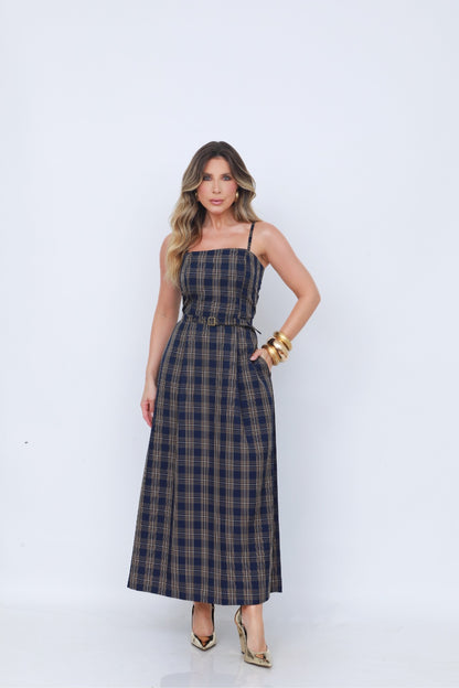 VESTIDO ANAMÊS SHIRLEY XADREZ