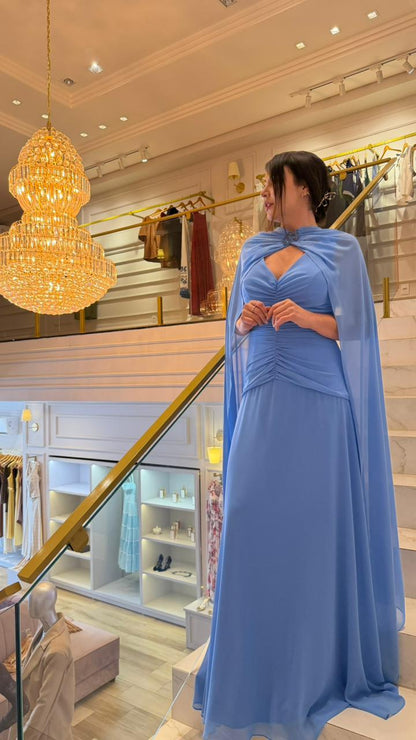 Vestido Dpsco Temiza Azul
