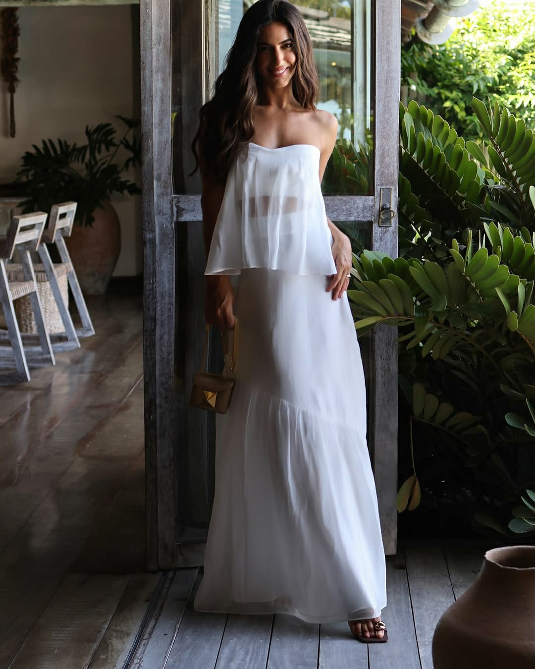 Conjunto Anne Fernandes Luisa Off White – Cláudia Oliveira