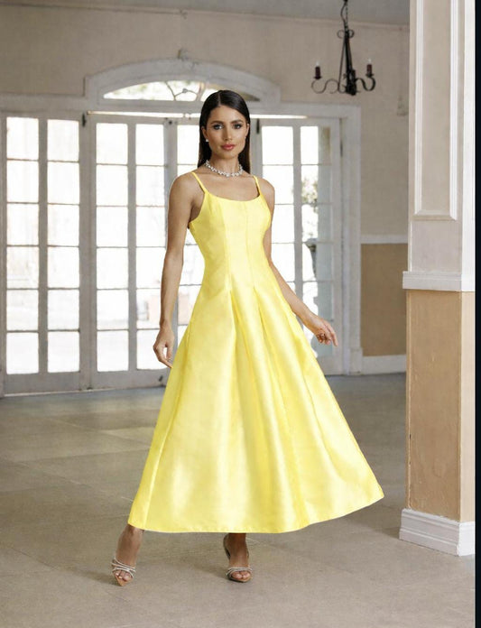 VESTIDO SRBRAND BELLE AMARELO