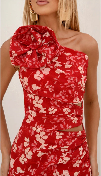 Vestido desnude emanueli vermelho