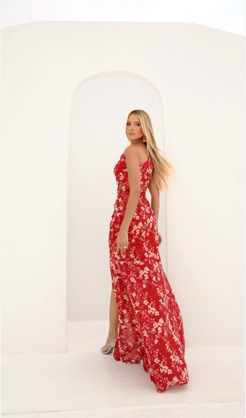 Vestido desnude emanueli vermelho