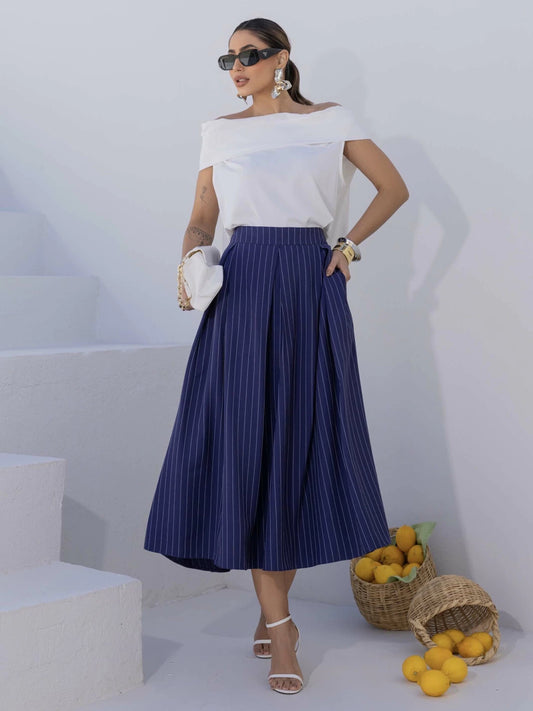 BLUSA LUZIA FAZZOLLI OFF ALFAIATARIA DECOTE