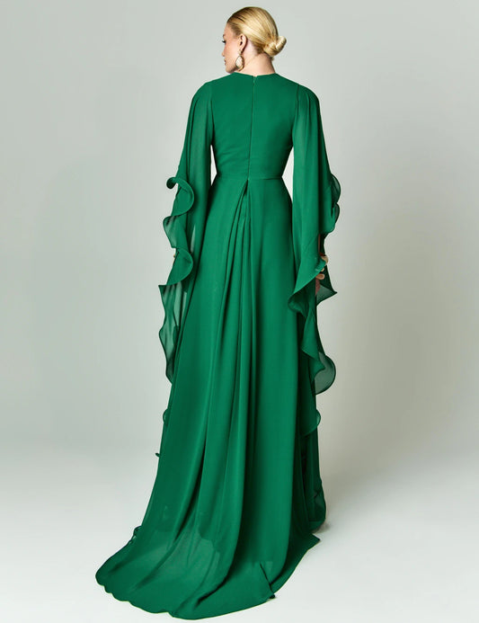 VESTIDO MJTBRAND ISLANDIA VERDE ESCURO