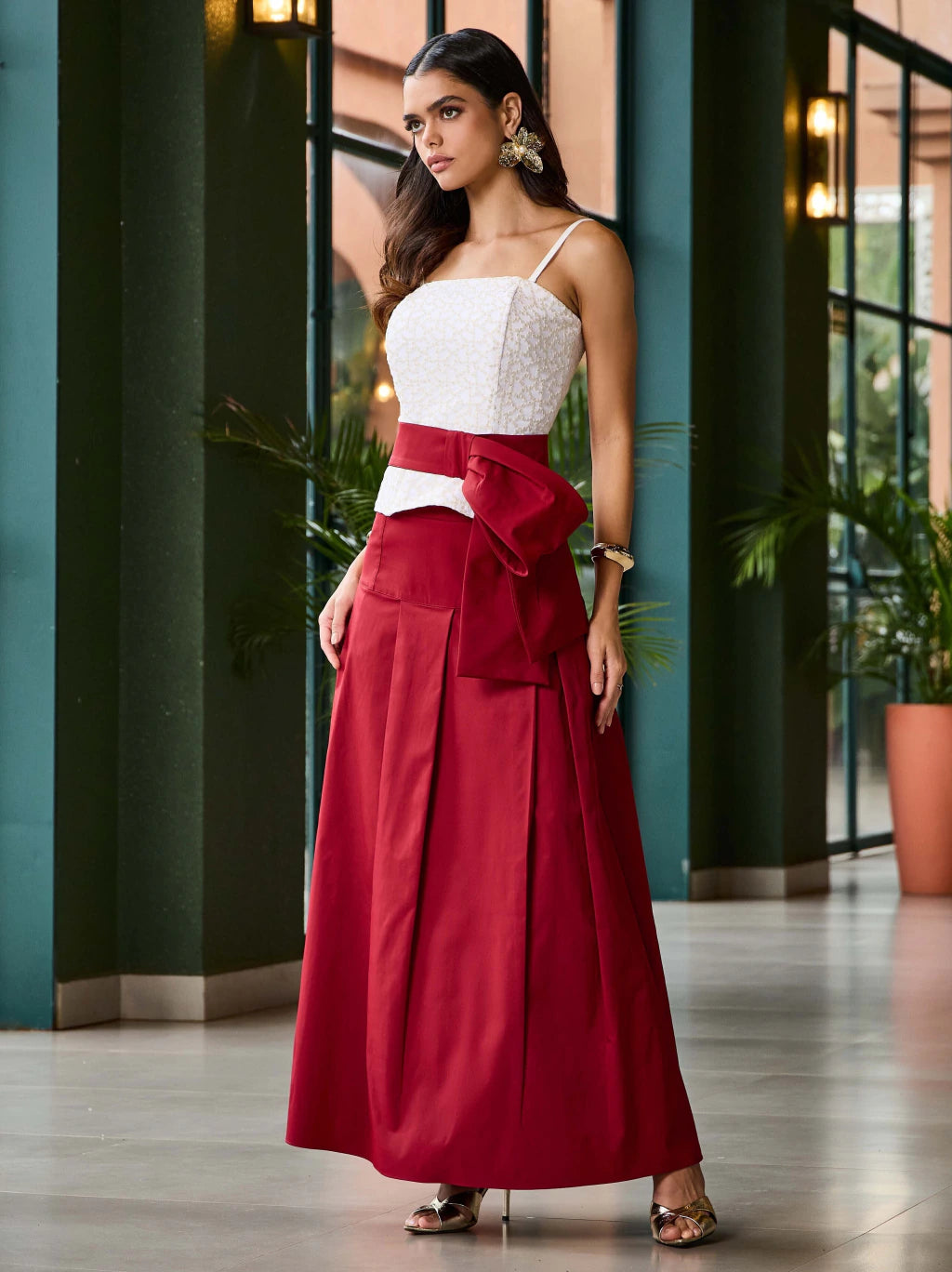 CONJUNTO LUZIA FAZZOLLI ALFAIATARIA TOP BORDADO