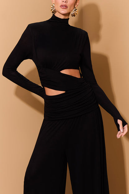 MACACÃO LULEG MALHA C ABERTURA PRETO