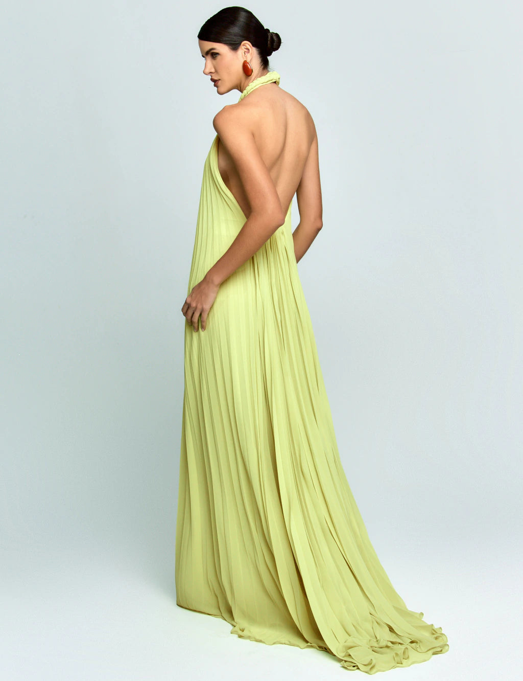 VESTIDO MJTBRAND NIGERIA PLISSADO