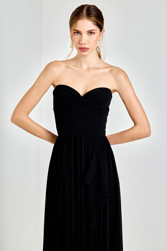VESTIDO AVE RARA LONGO DIANA PRETO