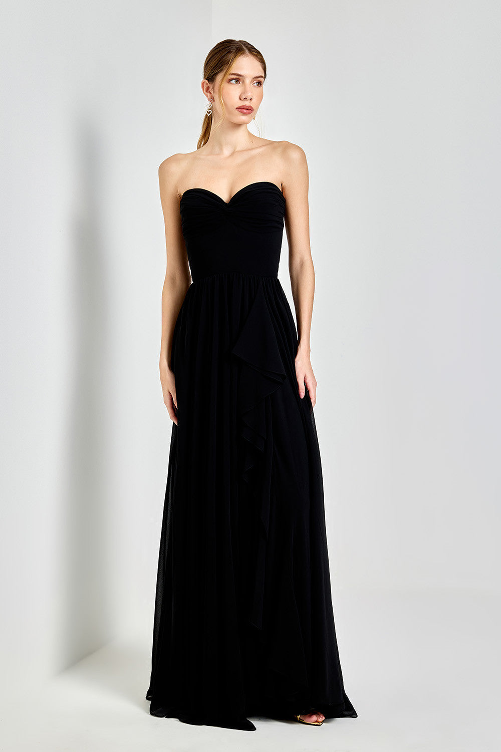 VESTIDO AVE RARA LONGO DIANA PRETO