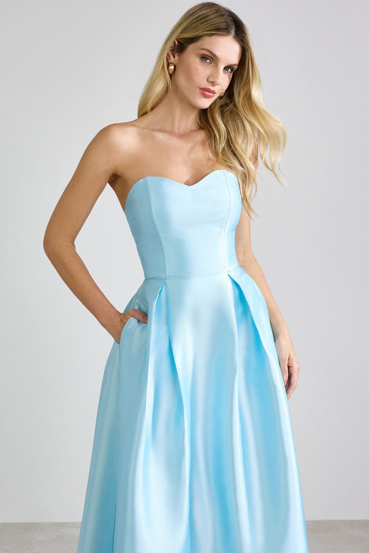 VESTIDO AVE RARA ZIBELINE CINDY AZUL
