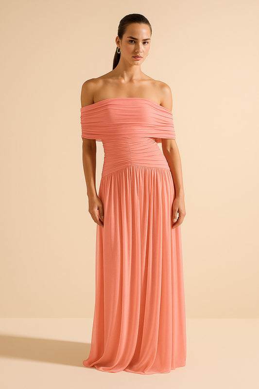 VESTIDO AVE RARA LONGO VESTAL ROSA BEBE