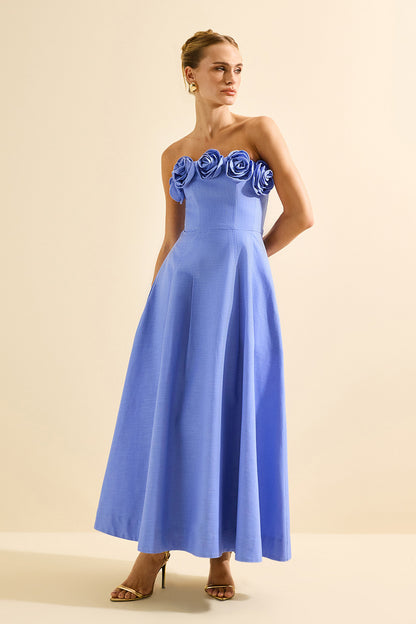 VESTIDO AVE RARA MIDI HIPER NICE SERENITY