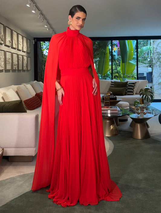 VESTIDO MJTBRAND SORRENTO PLISSADO