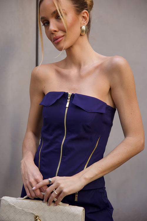 CONJUNTO LULEG TOP C ALFAIATARIA MARINHO