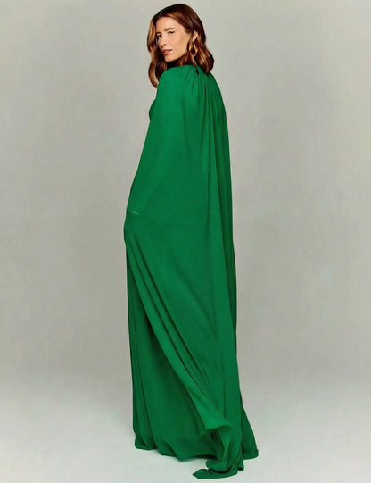 VESTIDO MJTBRAND SEGOVIA C CAPA VERDE