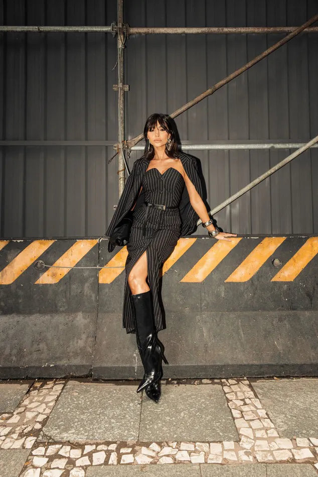 VESTIDO LILY BELLE MYLLA PRETO