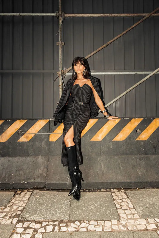 VESTIDO LILY BELLE MYLLA PRETO