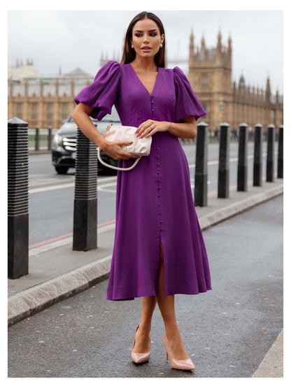 VESTIDO LUZIA FAZZOLLI ALFAIATARIA PURPLE